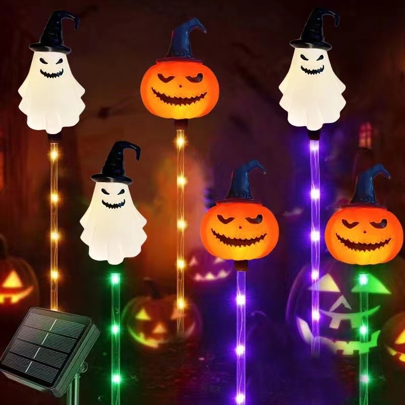 Waterproof Halloween Pumpkin Stake Lights 