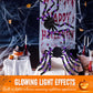 🎃Giant Halloween Spider Web Lights & Hairy Spider Decor – Choose 5m LED Web, 150cm Spider or Complete Set