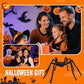 🎃Giant Halloween Spider Web Lights & Hairy Spider Decor – Choose 5m LED Web, 150cm Spider or Complete Set
