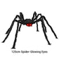 🎃Giant Halloween Spider Web Lights & Hairy Spider Decor – Choose 5m LED Web, 150cm Spider or Complete Set