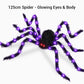 🎃Giant Halloween Spider Web Lights & Hairy Spider Decor – Choose 5m LED Web, 150cm Spider or Complete Set