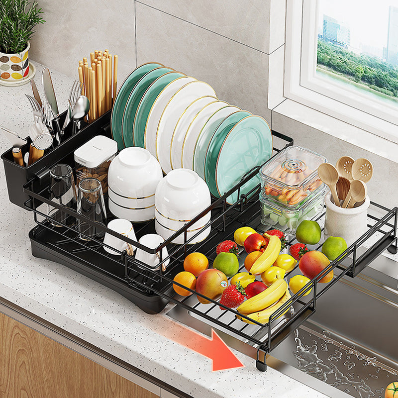 Extendable Over-the-Sink Dish Drying Rack
