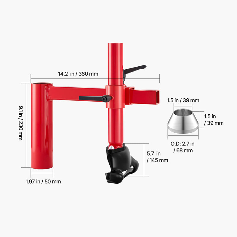 🔧 Portable Tyre Bead Breaker – Heavy Duty Manual Tire Removal Tool for Cars