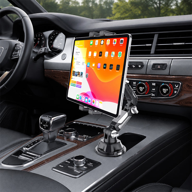 ⏳🔥LIMITED-TIME 50% OFF! ⏰🚗 From Hire Car to Family SUV – Foldable Tablet Stand Fits Most Cup Holders. Adjustable Angle
