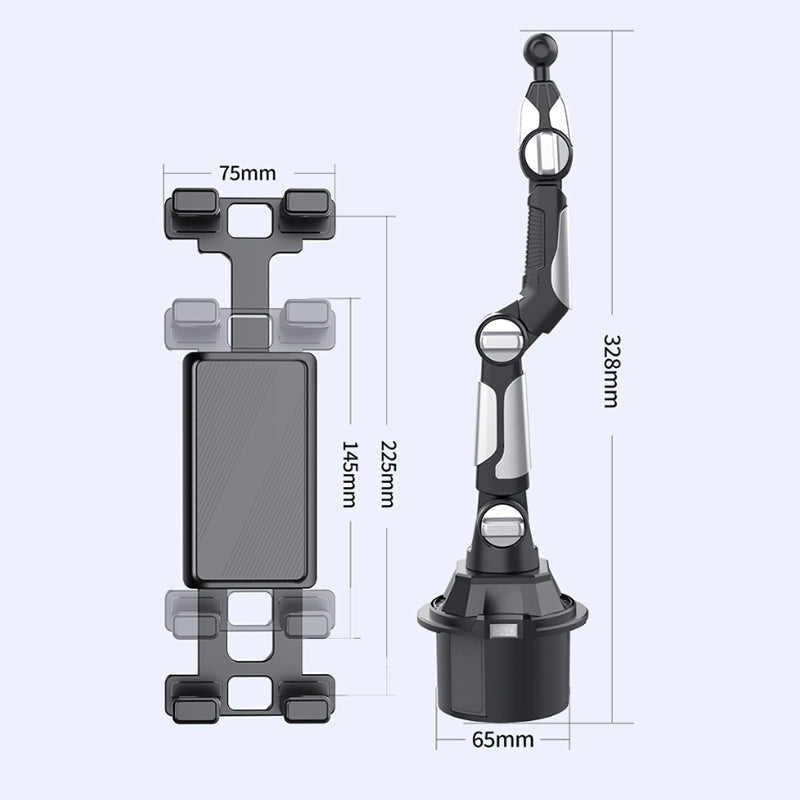 ⏳🔥LIMITED-TIME 50% OFF! ⏰🚗 From Hire Car to Family SUV – Foldable Tablet Stand Fits Most Cup Holders. Adjustable Angle