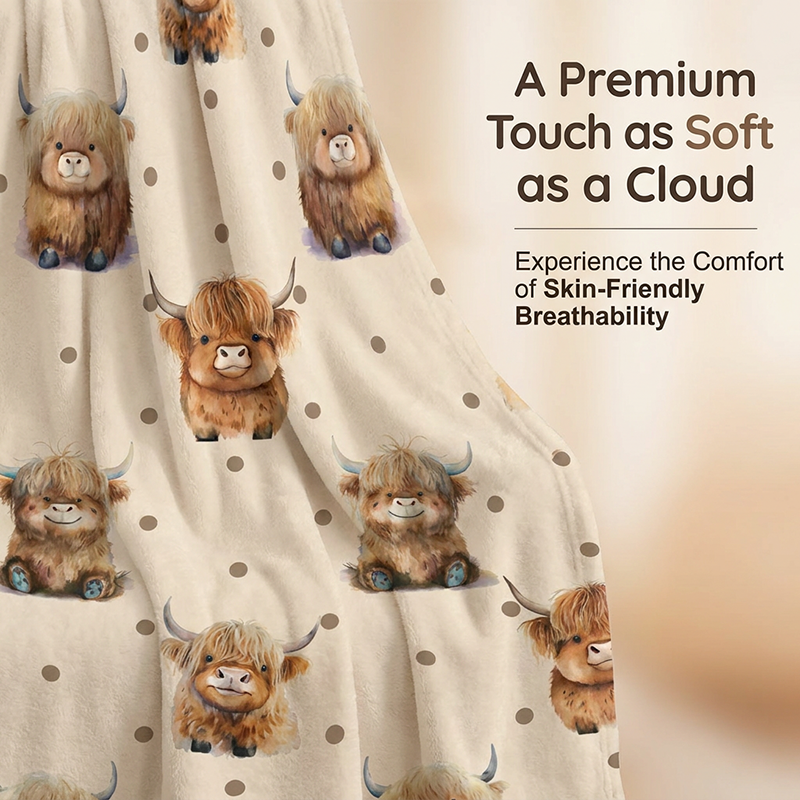 🛋️ Save 50%! 🔥 Printed Flannel Throw – Ultra-soft, cozy & stylish ✨