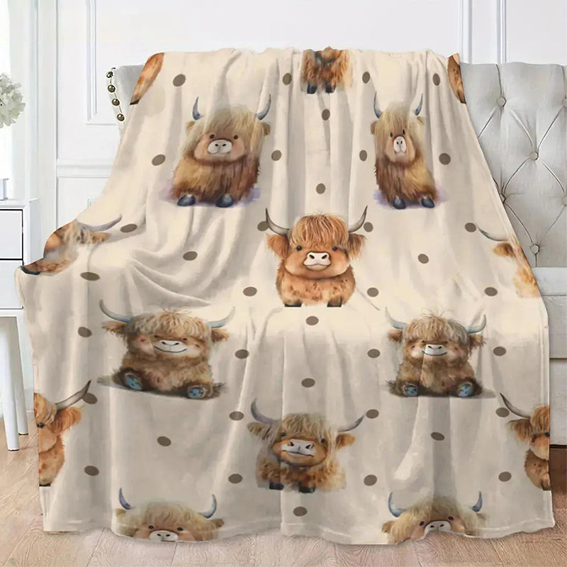 🛋️ Save 50%! 🔥 Printed Flannel Throw – Ultra-soft, cozy & stylish ✨
