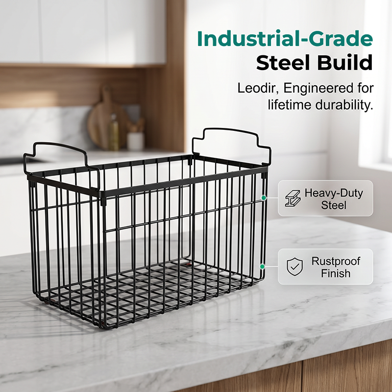 Stackable Wire Freezer Organizer Baskets