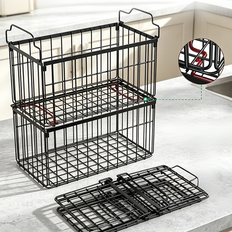 Stackable Wire Freezer Organizer Baskets