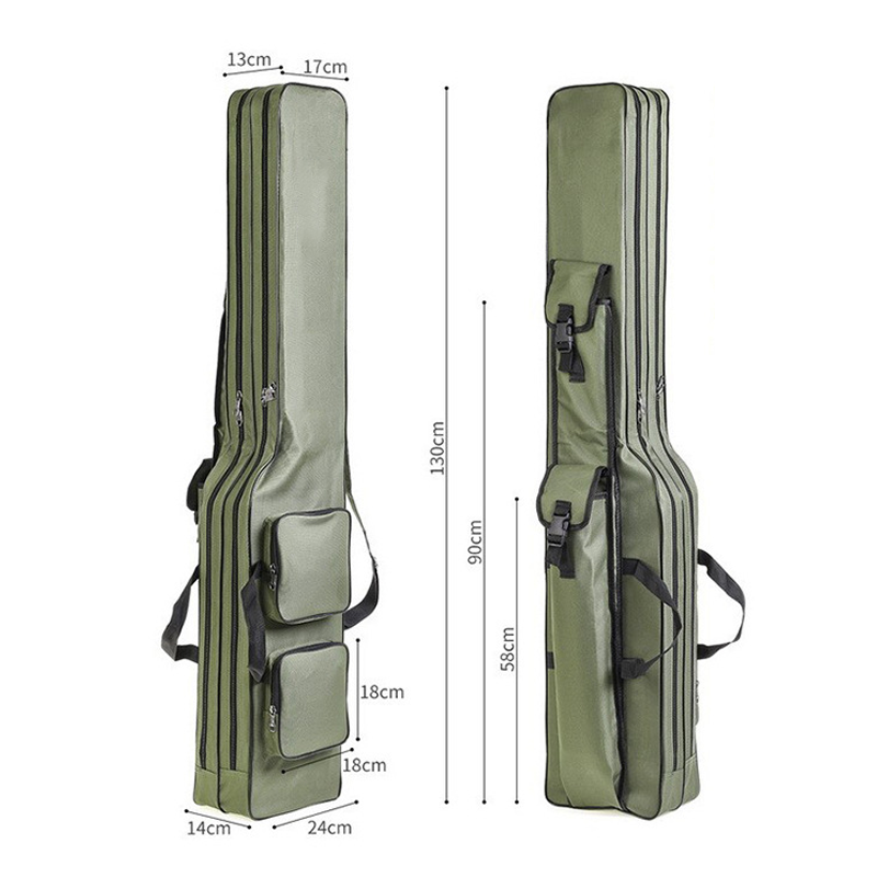 🎉 2026 Sale — Over 11,000 Sold! 🎣 3-Layer Fishing Rod Bag – Holds Rods, Reels & Tackle – Durable 420D Oxford, Comfortable Backpack Carry! ✨