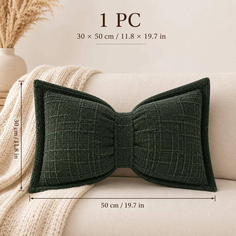 🎁2026 New Arrivals 50% OFF💥Soft Chenille Bow-Shaped Throw Pillow