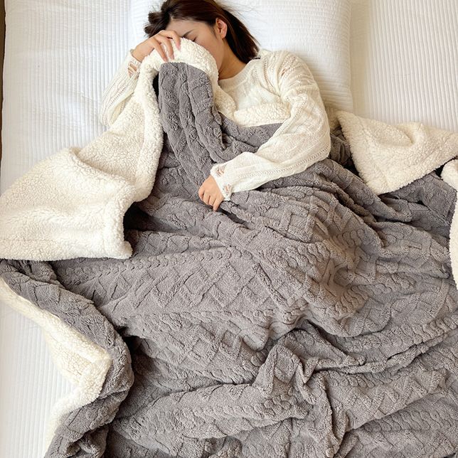 📢📢50% OFF !!⏰Thickened Imitation Cashmere Throw Blanket