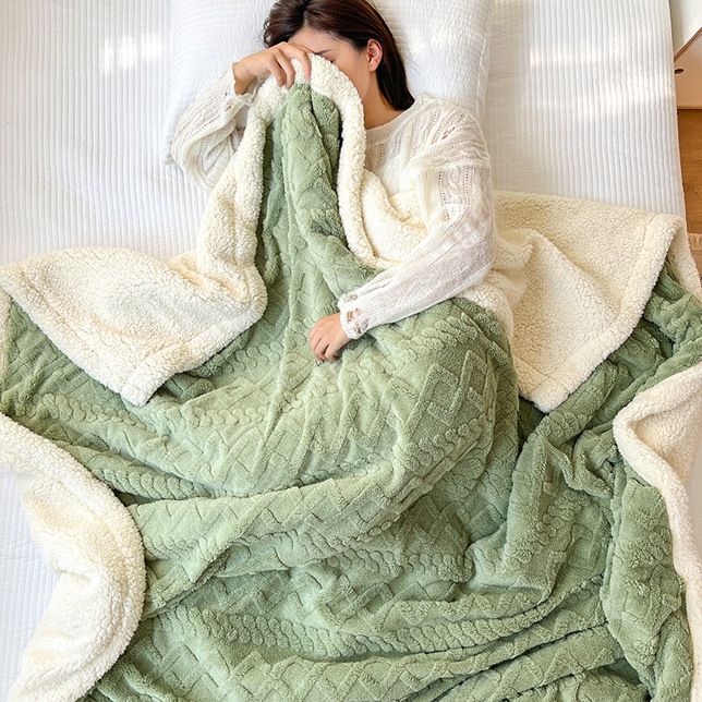 📢📢50% OFF !!⏰Thickened Imitation Cashmere Throw Blanket