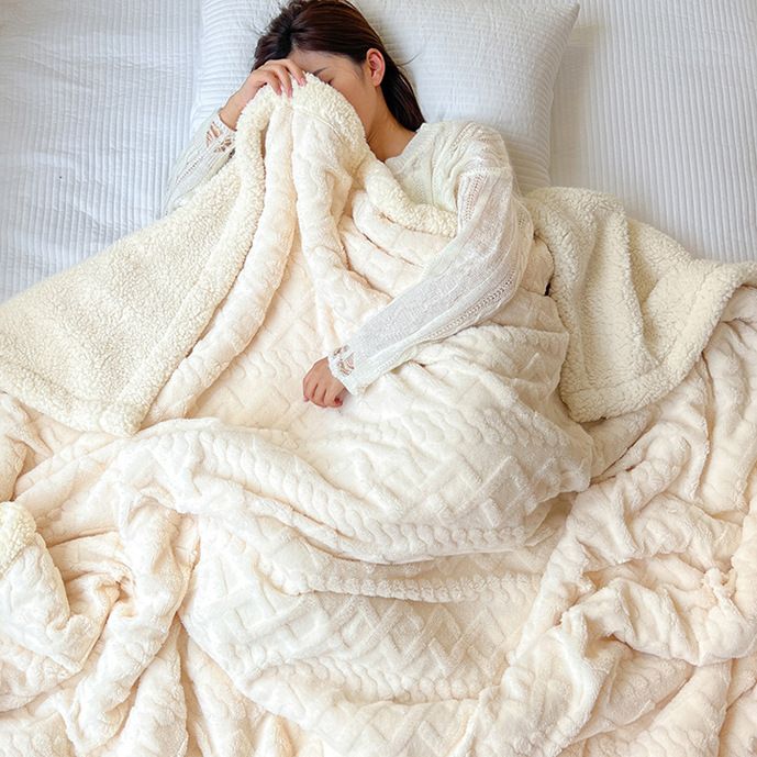 📢📢50% OFF !!⏰Thickened Imitation Cashmere Throw Blanket