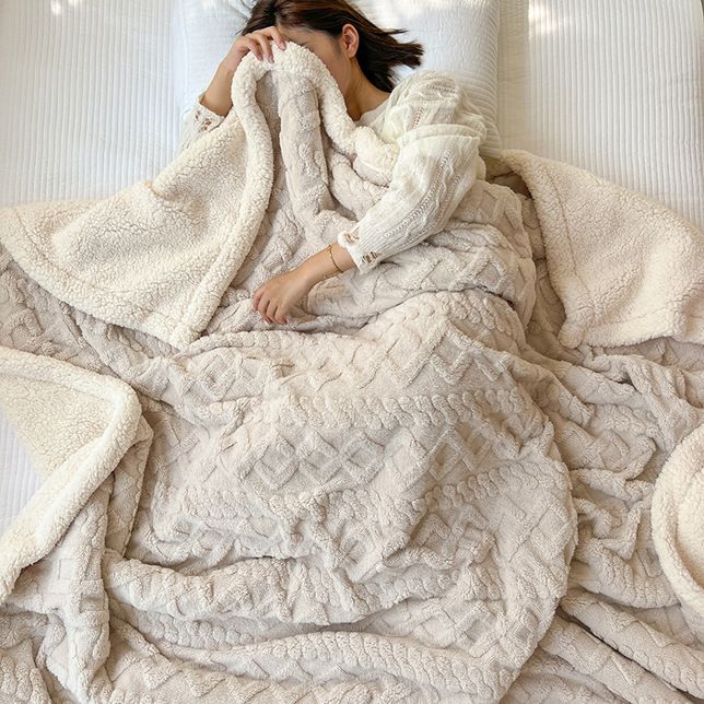 📢📢50% OFF !!⏰Thickened Imitation Cashmere Throw Blanket