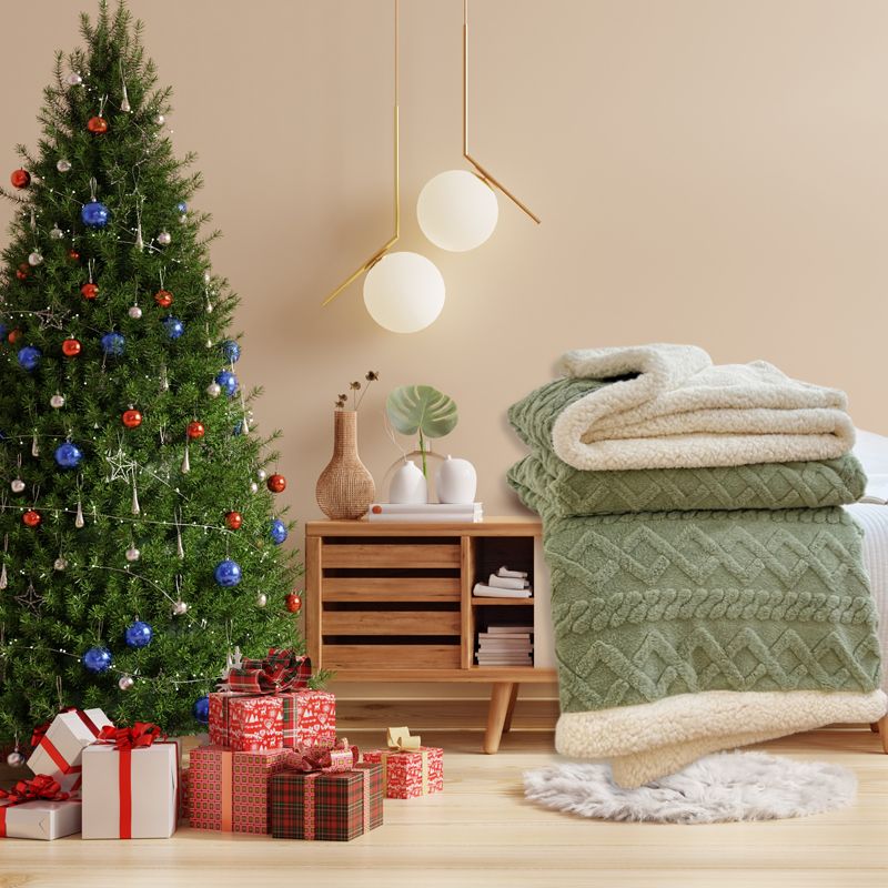 📢📢50% OFF !!⏰Thickened Imitation Cashmere Throw Blanket