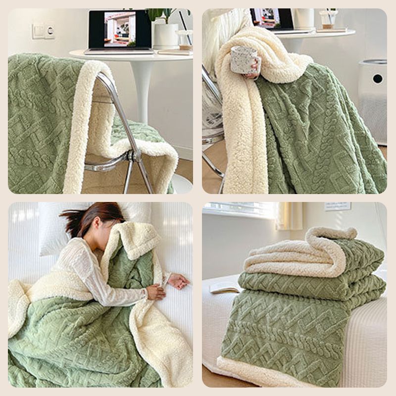 📢📢50% OFF !!⏰Thickened Imitation Cashmere Throw Blanket