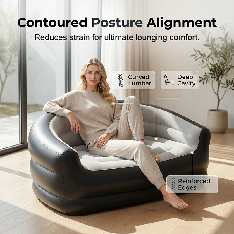 🛋️💨 Inflatable Double Sofa – 49% OFF! Instant comfort, spacious seating, premium flocked surface – quick setup anywhere. 🏠