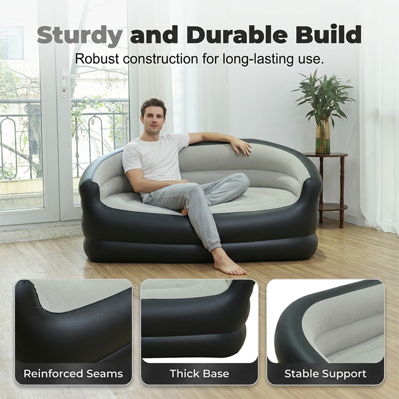 🛋️💨 Inflatable Double Sofa – 49% OFF! Instant comfort, spacious seating, premium flocked surface – quick setup anywhere. 🏠