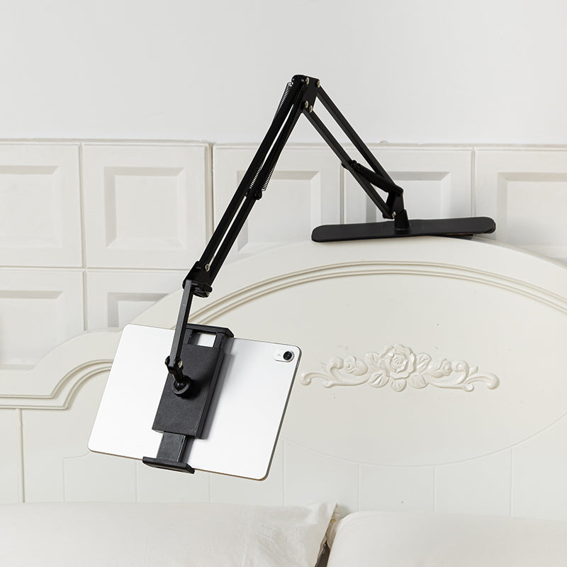 🛏️ Magnetic Bedside Tablet Stand with Hidden Mattress Base