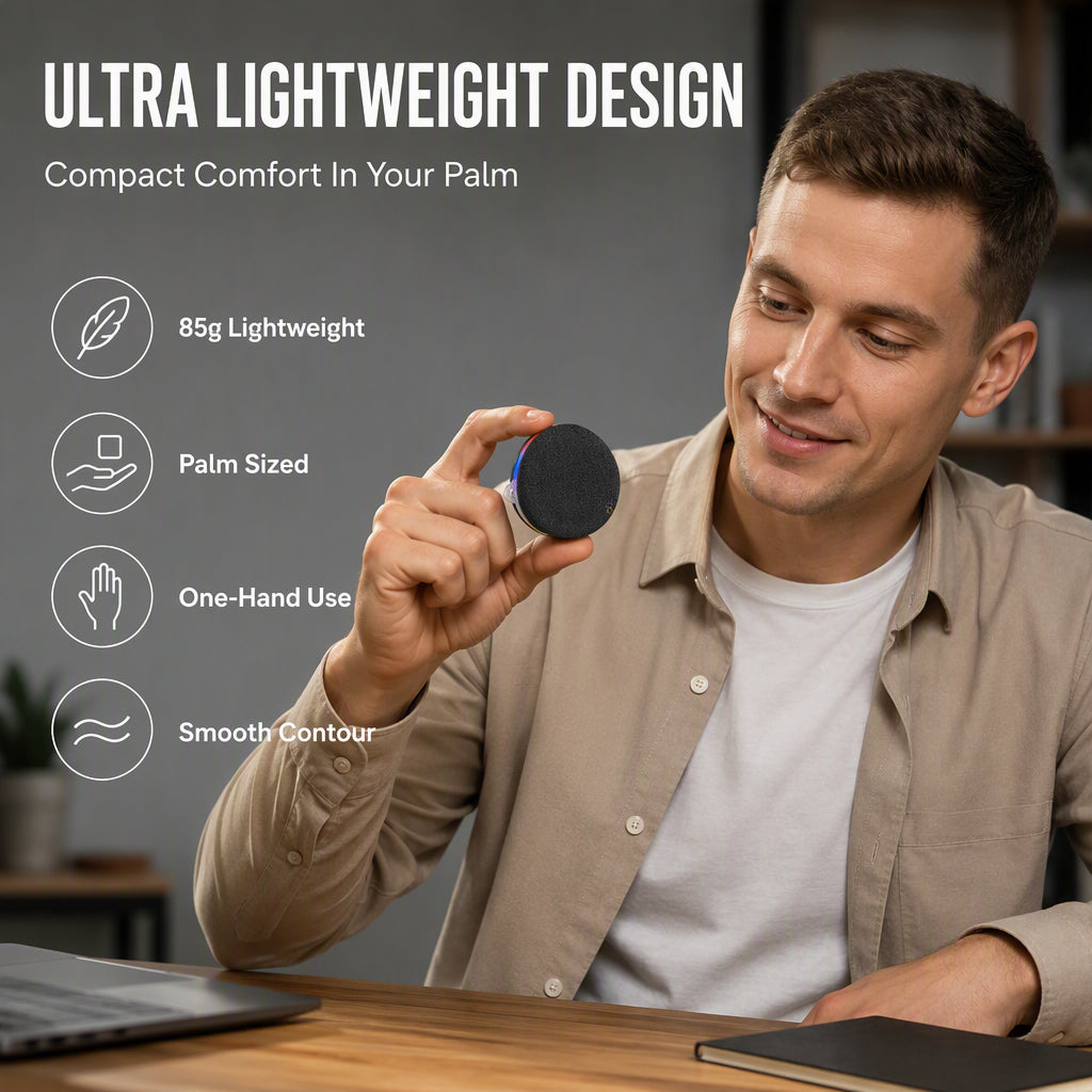 Magnetic Mini Bluetooth Speaker with RGB Ambient Light