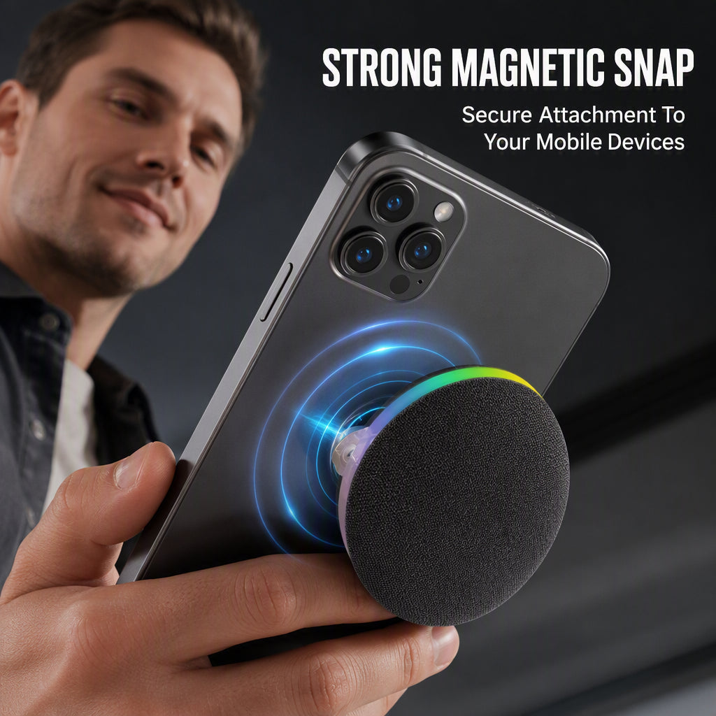 Magnetic Mini Bluetooth Speaker with RGB Ambient Light