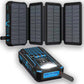 🔋 50% OFF NOW! ☀️ Solar Power Bank – 20000mAh, Foldable 4-Panel Solar, IPX5 & LED Flashlight – For Camping & Emergencies 🏕️