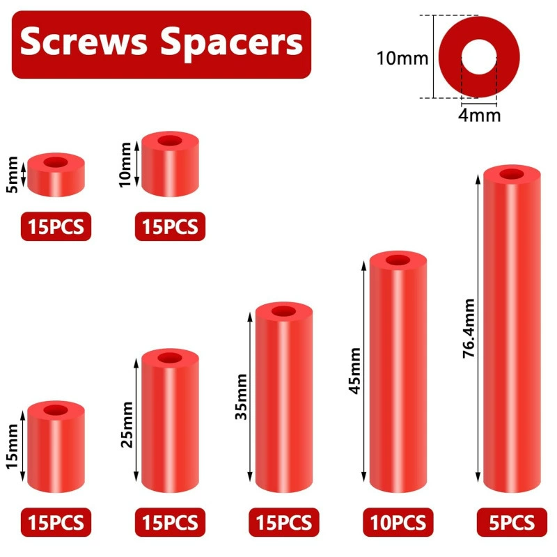 Outlet Spacer & Screw Assortment Kit