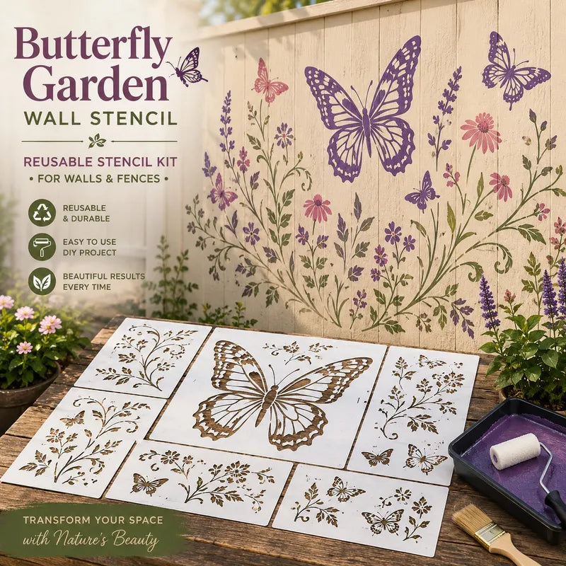 🎄 LIMITED‑TIME 50% OFF! ⚡DIY Garden Painting Templates for Every Space – Reusable Festive Stencils ✨