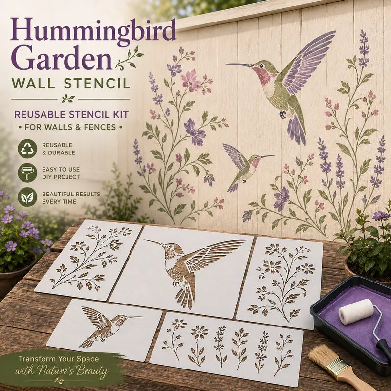 🎄 LIMITED‑TIME 50% OFF! ⚡DIY Garden Painting Templates for Every Space – Reusable Festive Stencils ✨