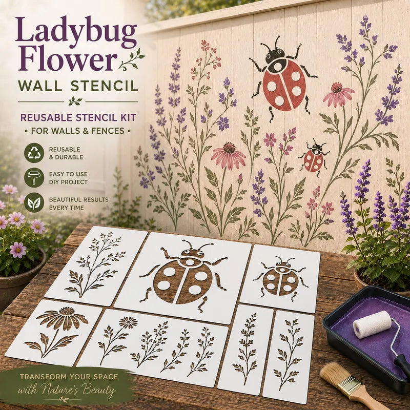 🎄 LIMITED‑TIME 50% OFF! ⚡DIY Garden Painting Templates for Every Space – Reusable Festive Stencils ✨
