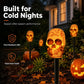 ⏳🔥LIMITED-TIME 50% OFF! ⏰Halloween Solar Skull Stake Lights