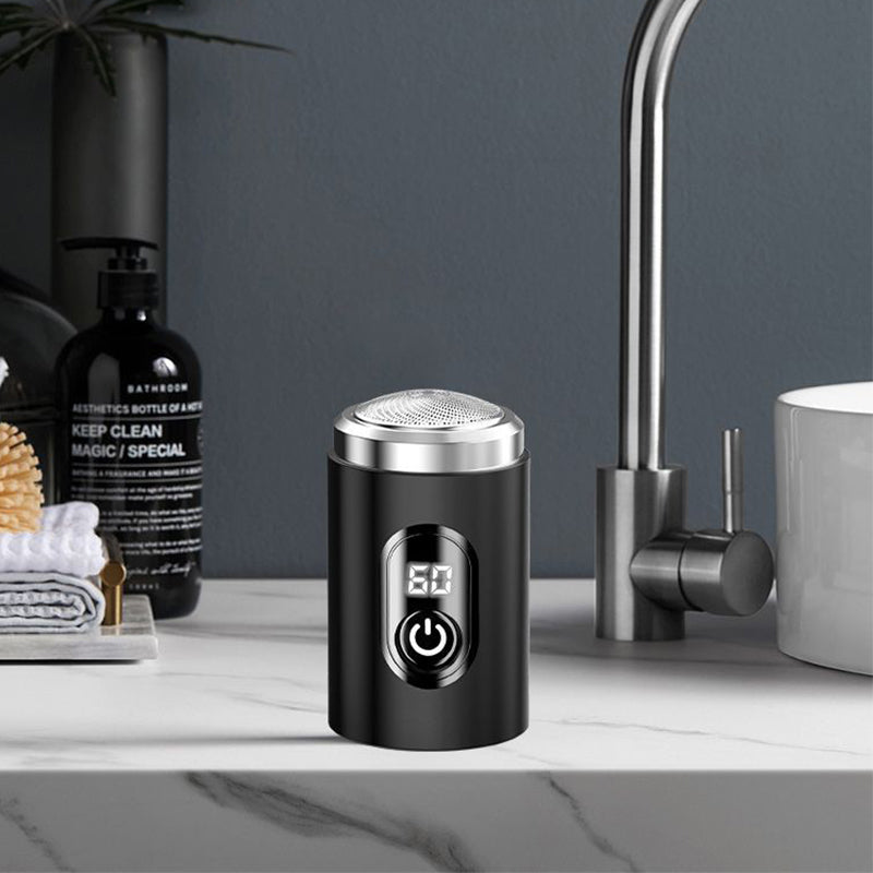 🔋 Mini Portable Rechargeable Shaver with Digital Display