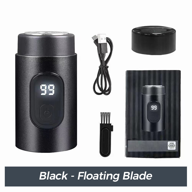 🔋 Mini Portable Rechargeable Shaver with Digital Display