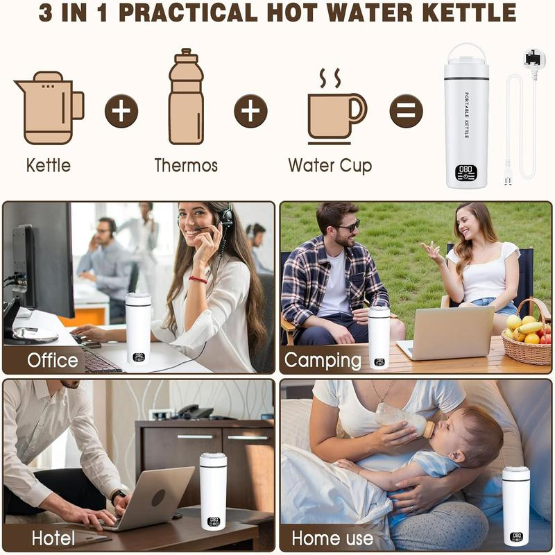 🔥 Portable Electric Kettle with Temperature Control