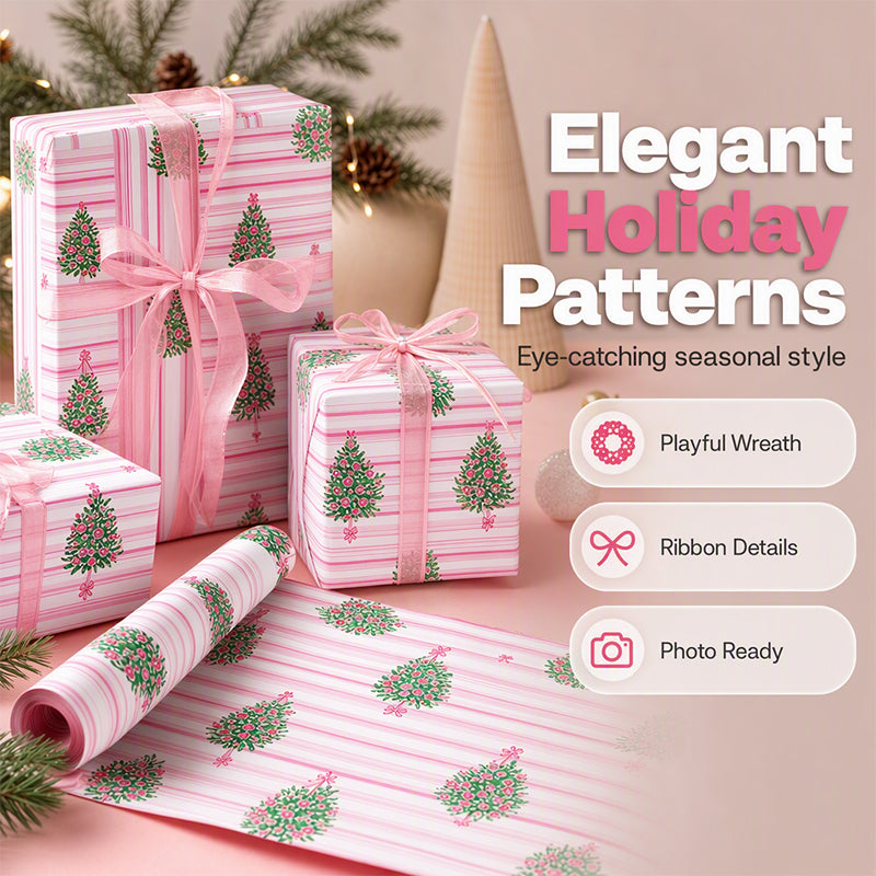 Christmas Wrapping Paper for Holiday Gifts