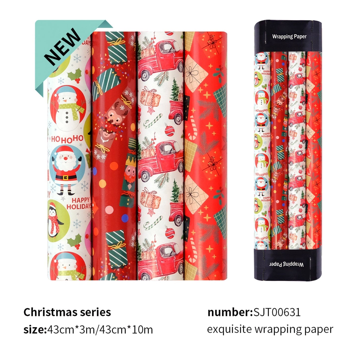 Christmas Wrapping Paper for Holiday Gifts