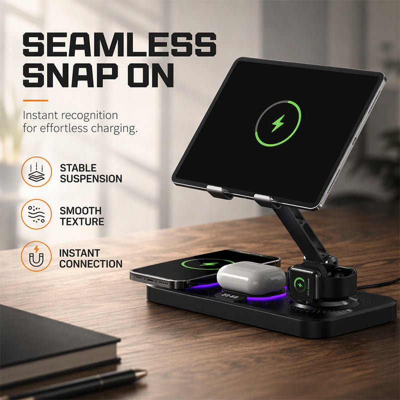 4-in-1 Magnetic Wireless Charging Stand