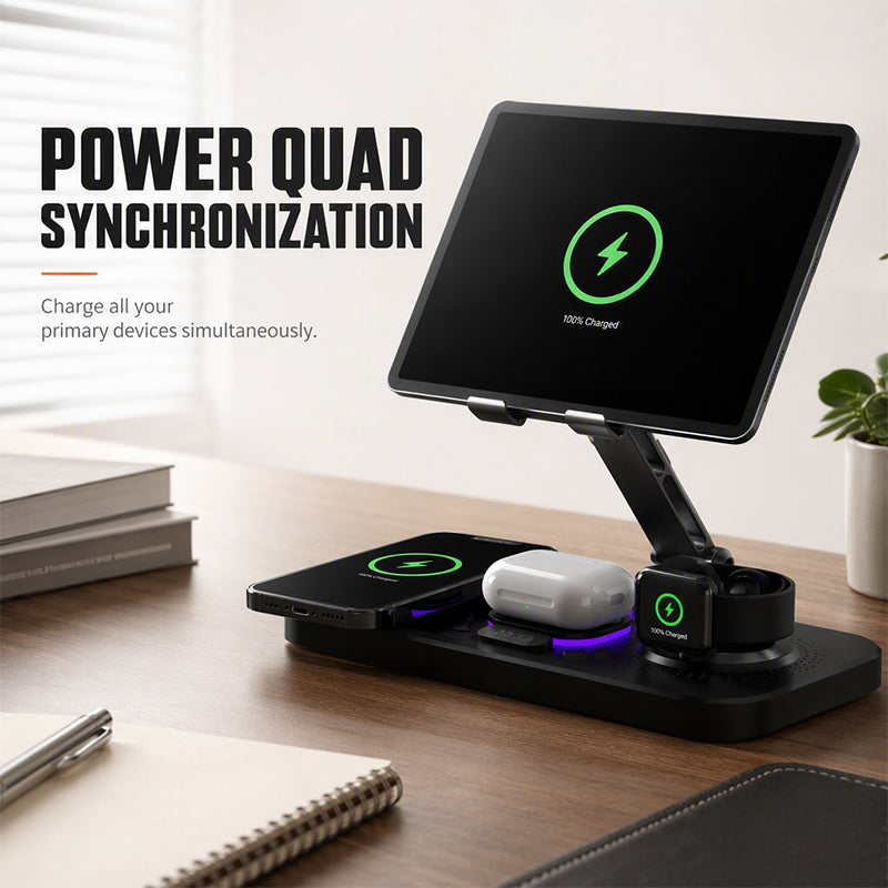 4-in-1 Magnetic Wireless Charging Stand