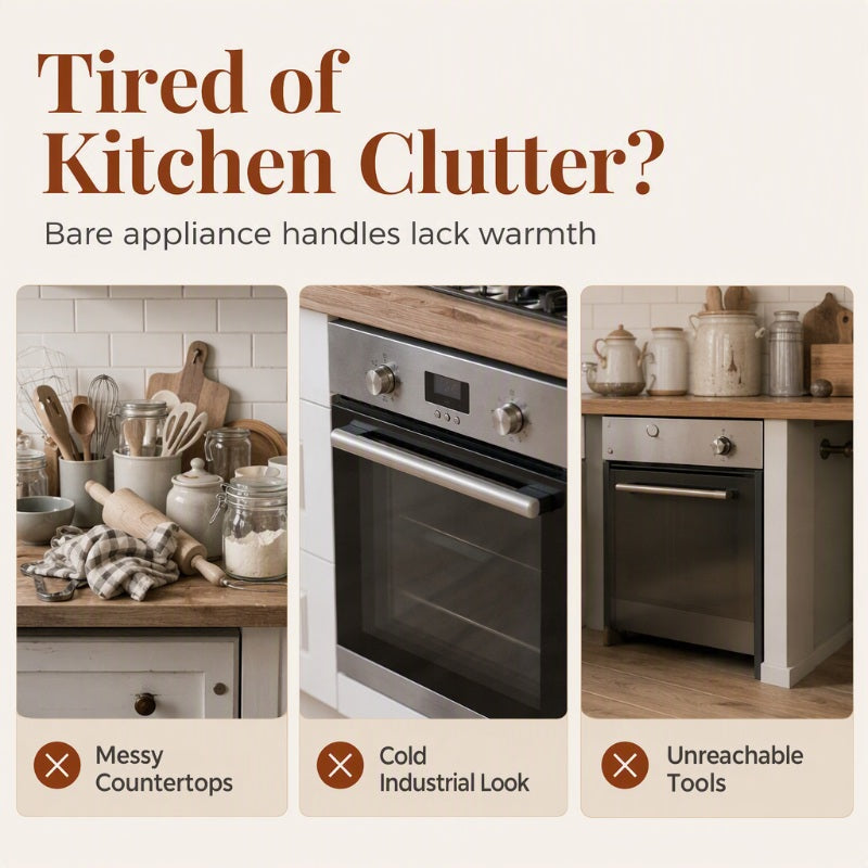 📢📢50% OFF !!⏰Oven Skirt Curtain with Pockets