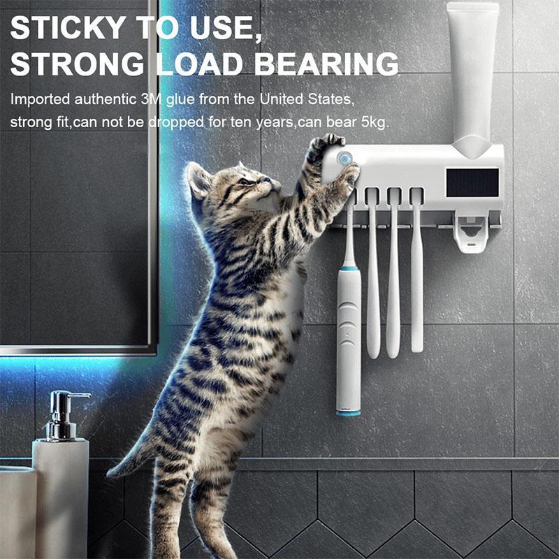 ✨ Wall-Mounted UV Toothbrush Sanitiser – Cordless, Tool-Free & Space-Saving. Free UK Delivery