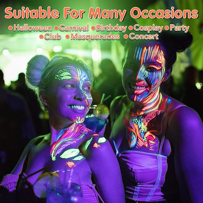🎨 LIMITED‑TIME 50% OFF! 💥 Luminescent Water‑Soluble Body Painting Crayons – Fun, Skin‑Friendly, Easy‑to‑Wash ✨