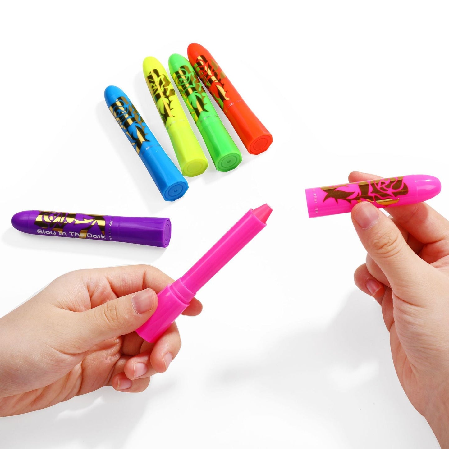 🎨 LIMITED‑TIME 50% OFF! 💥 Luminescent Water‑Soluble Body Painting Crayons – Fun, Skin‑Friendly, Easy‑to‑Wash ✨
