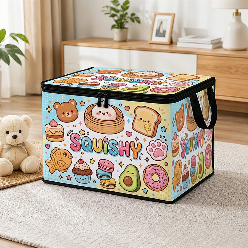 📦 LIMITED TIME 50% OFF! 🧺 Multi-Purpose Foldable Toy Storage Box – Flat-Folding Design, Moisture-Resistant Interior & Zippered Dust Protection ✨