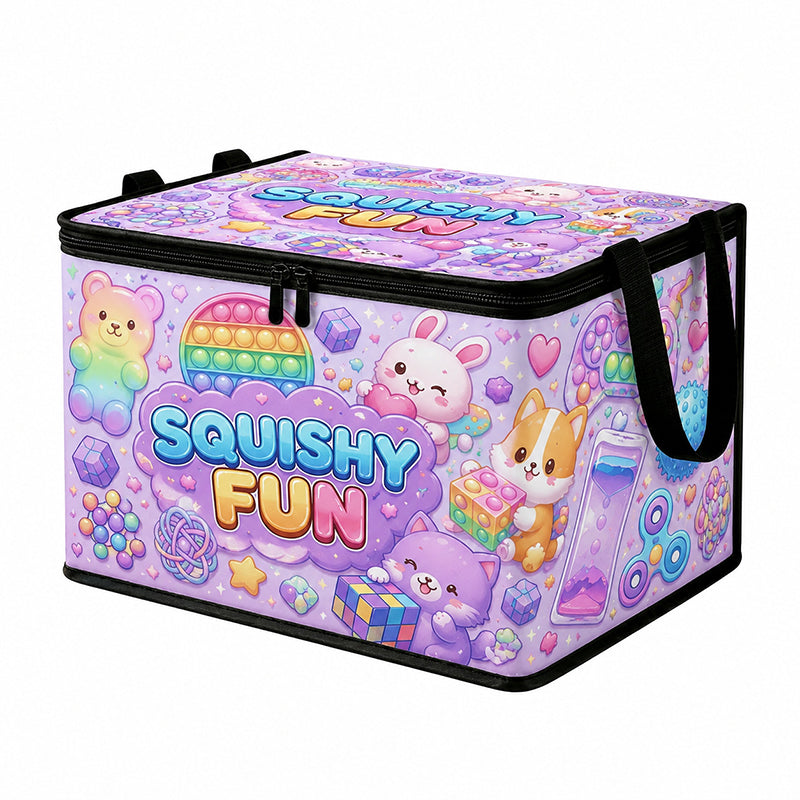 📦 LIMITED TIME 50% OFF! 🧺 Multi-Purpose Foldable Toy Storage Box – Flat-Folding Design, Moisture-Resistant Interior & Zippered Dust Protection ✨