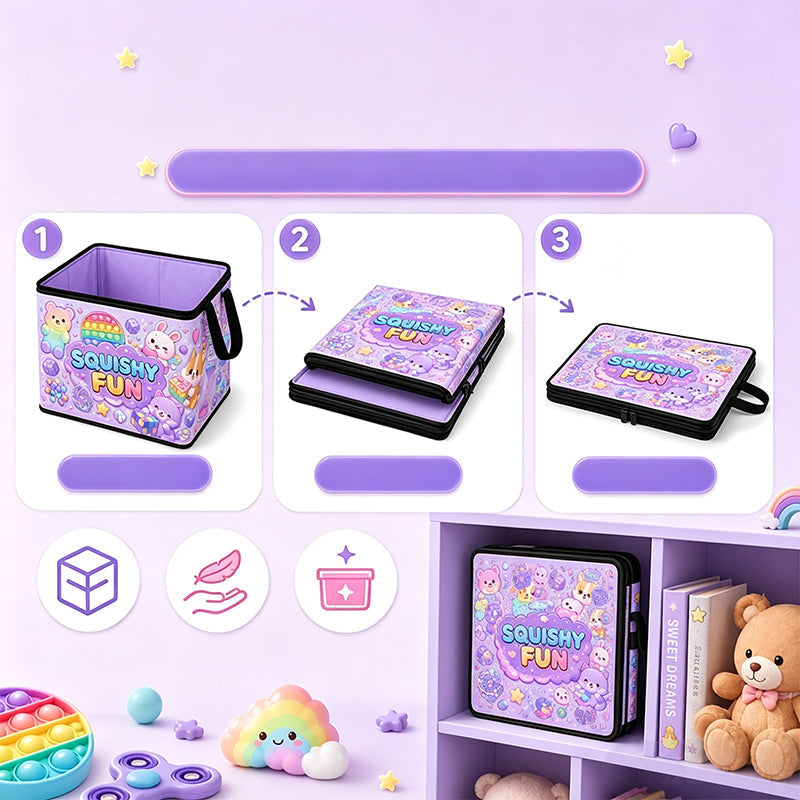 📦 LIMITED TIME 50% OFF! 🧺 Multi-Purpose Foldable Toy Storage Box – Flat-Folding Design, Moisture-Resistant Interior & Zippered Dust Protection ✨