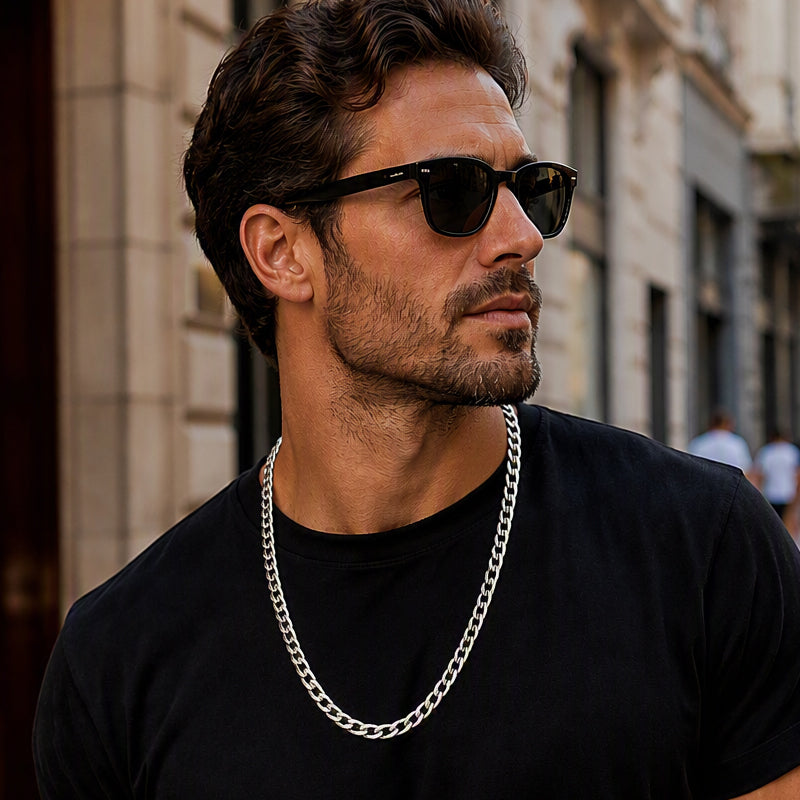 ⏳Time-Limited Special⏰Silver Tone Stainless Steel Chain Necklace