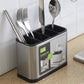 🍴 LIMITED‑TIME 49% OFF! ⚡ Space‑Saving Stainless Steel Kitchen Utensil Holder – Tidy, Drainable, Compact ✨