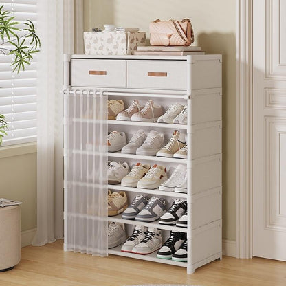 📢📢40% OFF !! ⏰ Multi‑Layer Shoe Rack – Dustproof & space‑saving ✨