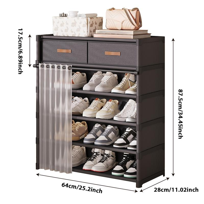 📢📢40% OFF !! ⏰ Multi‑Layer Shoe Rack – Dustproof & space‑saving ✨